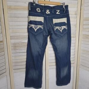 flawed - Gazoz Jeans Mens Size 32 34x27 G&Z Denim Los Angeles